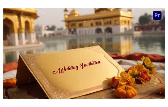 Creative 3D Sikh Wedding Invitation Card Slideshow